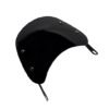 Zombieeast Bike Plastic Windscreen Visor (New Version) Small Visor Black Front Windshield Wind Deflectors Compatible with Yamaha FZ-X, Meteor 650, Meteor 350, Jawa Forty Two