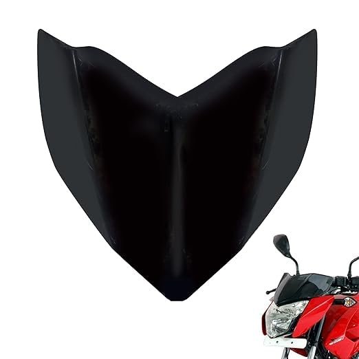 Zombieeast Windshield Front Headlight Visor Bike Wind Deflectors Windscreen Glass Black Protector Superior PC Plastic for Bajaj Pulsar 135 LS