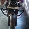 Zombieeast Bike Plastic Windscreen Visor (New Version) Small Visor Black Front Windshield Wind Deflectors Compatible with Yamaha FZ-X, Meteor 650, Meteor 350, Jawa Forty Two