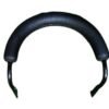 Zombieeast Pu Big Cushion Support Pillion Backrest Black Compatible with Royal Enfiled Classic,Electra,Twin Spark,Standard