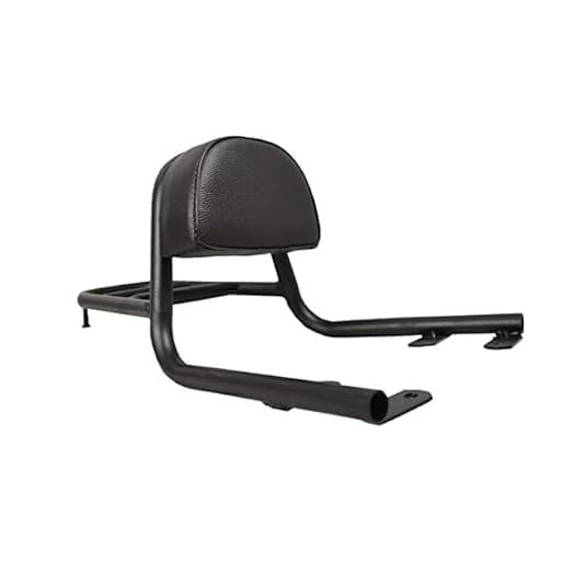Zombieeast Bike Back Rest Support Pillion Black Features:- Full Backrest Support Pillion Back Cushion Fits as per vehicle make model Enhances overall looks of the vehicle Gives pillion comfortable cushioned back support on long distances Note: Product needs to be installed with the help of professional fitment One stop solution for accessories. Vehicle Compatibility: - Jawa and Jawa Forty two Made with good quality iron metal with non-corrosive coating provides long life and strength to bear help to make pillion rider feel more safe. Backrest help to enhance the sitting experience and protect from back pains and gives upright posture for more comfortable ride. Allows The stylish backrest makes your bike look great and more comfortable and an eye-catcher for everyone. Suitable for Jawa. and Jawa Forty two.
