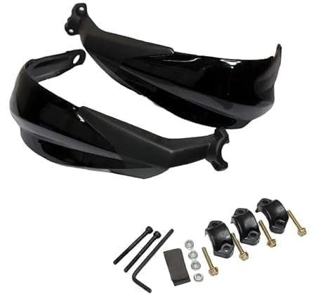 Zombieeast Bike Universal Heavy Duty Hand Guard Brake/Clutch Lever Guard Protectors/Wind Deflectors (Set of 1Pair) Compatible with Ymaha FZ V3