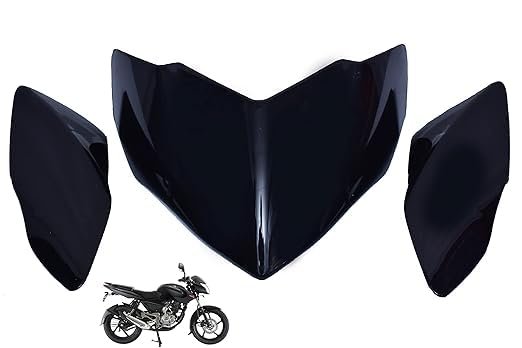 Zombieeast Headlight Visor for Pulsar 135 Black
