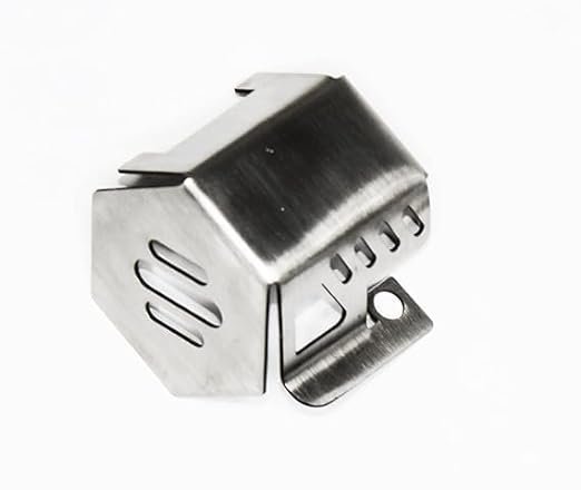 Zombieeast Rear Brake Oil Container Guard Compatible with/for RE Classic 350 Be Reborn (Chrome)