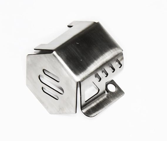 Zombieeast Rear Brake Oil Container Guard Compatible with RE Himalayan (Chrome)