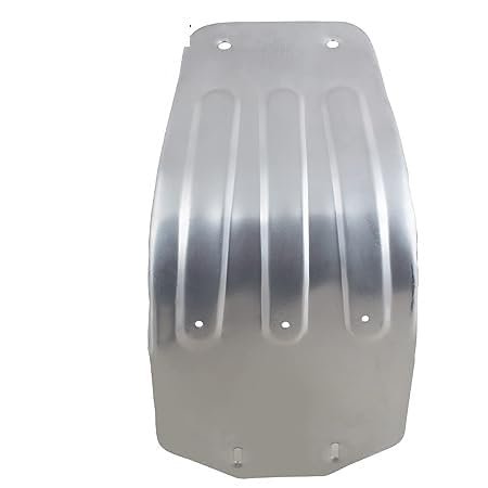 Zombieeast The Best Engine Bash Plate fits perfectly on your bike and provides full under-engine coverage with enough vents for air circulation Perfect fit and finish LASER CUT WITH HIGH PRECISION Protects your engine sump from off-road damages Package Content:-The Best Bike Engine Bash Plate Engine Bike Sump Guard Grey Compatible with Royal E-nfield Classic 350 Reborn