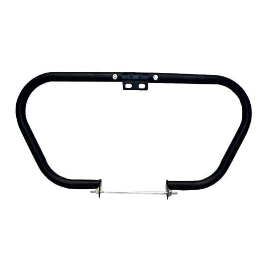 Zombieeast Trapezium Safty Proctector Leg Crush Guard Front Leg Guard Black for Royal Enfield Classic Reborn Meteor 350