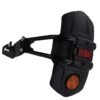 Zombieeast Rear TyreHugger is made with premium quality Abs Plastic, long lasting and anti rust coating gives long life. Protects from dirt and mud during ride.
