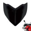 Zombieeast Windshield Front Headlight Visor Bike Wind Deflectors Windscreen Glass Black Protector Superior PC Plastic for Bajaj Pulsar 135 LS