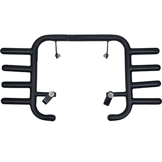 Zombieeast For JAWA Leg Guard Heavy-duty safety guard-cum- crash protects bar can be fit direct with your bike, which guards against crashes and gives a Sturdy Look. One of the best quality products for a custom fit as per bike model durable make. Note: The image shown is for display purposes only product may slightly vary as per bike shape and size. The product does not come with fitment screws or clamps. Package Contents: SupremeChoice Bike Rear Leg Guard Stylish Saftey Back Side Leg Crash Guard Black for JAWA BIKE MOTORCYCLES The Crash Guard is an ideal option to withstand heavy impacts thereby protecting your legs in case of head-on collisions and accidents. We provide our accessories directly from the manufacturer with the best quality and this is Leg Guard Back Crash for JAWA BIKES. Compatible by JAWA MOTORCYCLES Good quality and Finishing, Back leg guard is Specifically designed for leg guards to prevent corrosion, dents, and scratches. Made from Leg guard metal and Wrap Black Rope