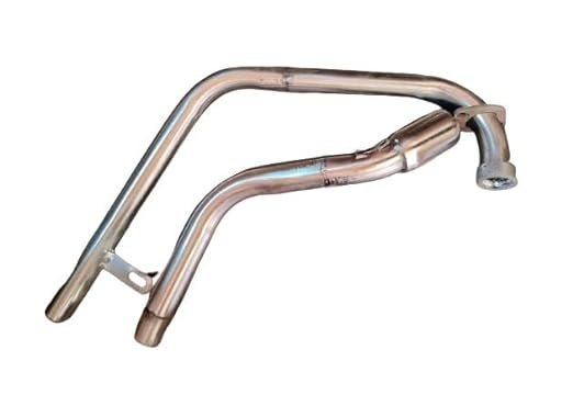 Zombieeast Silencer Exhaust Link Muffler Mid Bend Pipe For Tvs Apachi RTR 160 4V