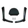 Zombieeast Style Backrest Support Pillion 3pc for Aluminum Balck Cushion Back Rest Royal Enfield Reborn