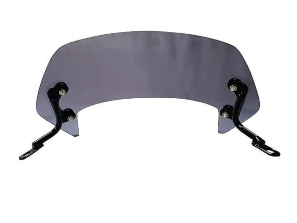 Zombieeast Bike Plastic Windscreen Visor (New Version) Small Visor Black Front Windshield Wind Deflectors Compatible with Ola S1 Pro