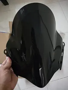 Zombieeast Windshield Front Headlight Visor Bike Wind Deflectors Windscreen Glass Black Protector Superior PC Plastic for GIXXER SF 250 and 150 2020 Visor