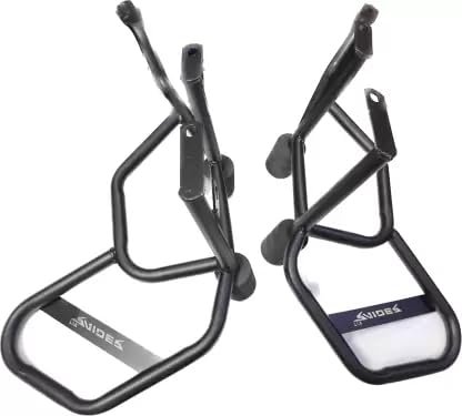 Zombieeast Heavy Duty Leg Crash Guard Engine Rider Printed Frame Metal Crash Guard with 4 Slider for TVS Raider