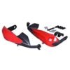Zombieeast Bike Universal Heavy Duty Hand Guard Brake/Clutch Lever Guard Protectors/Wind Deflectors RED (Set of 1 Pair) Compatible with Suzuki Sling Shot Plus