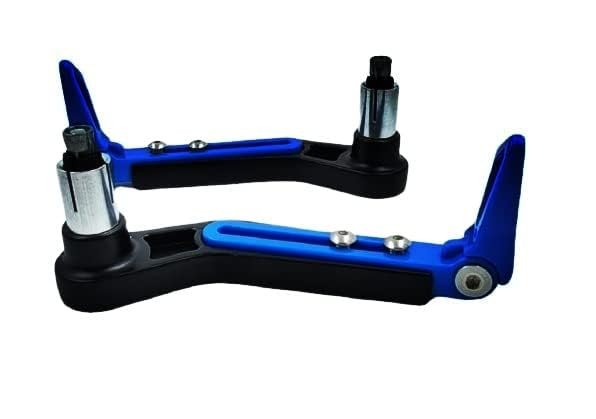 Zombieeast Bike Universal Adjustable Handlebar Brake Folding Clutch Lever Guard Protectors Blue Compatible with KTM Duke 200