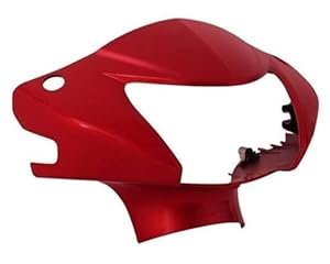 Zombieeast Headlight Visor for TVS Jupiter (Red)