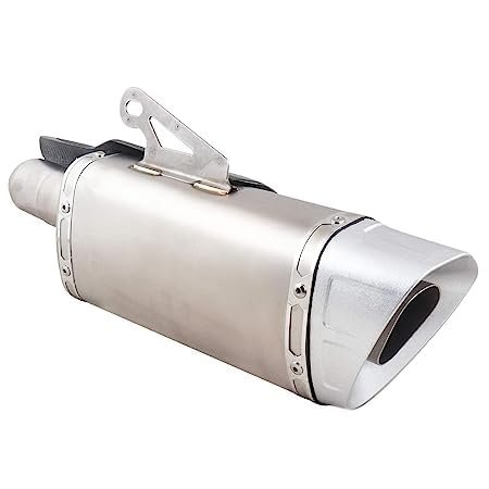 Zombieeast This universal modified muffler fit for dirt bike, street bike, and any other bike with inlet diameter 51mm make exhaust system goes smoothly while the engine getting more powerful exquisite shape with pleasant sounds,easy installation.Universal modified fitment will fit on most all above bike cc example 150 cc,180 cc, 200 cc ,220 cc 250 cc ,650 cc , 750 cc , 1000 cc,Honda,Yamaha,Suzuki and Kaawaasaky,Hero,KTM,Pulsur,TVS.