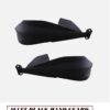 Zombieeast Bike Universal Hand Guard Brake/Clutch Lever Guard Protectors/Wind Deflectors Flexible Matte Black Handlebar Compatible with Royal Enfield Thunderbird 500 Type1