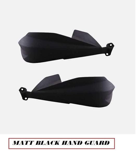 Zombieeast Bike Universal Hand Guard Brake/Clutch Lever Guard Protectors/Wind Deflectors Flexible Matte Black Handlebar Compatible with Royal Enfield Thunderbird 500 Type1