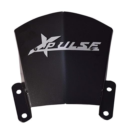 Zombieeast Premium Quality Hero Xpulse 200 4v Visor All Model protector made in high grade metal and aluminium available and matte black finish.