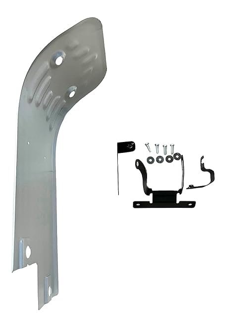 Zombieeast Bike SumpGuard Engine Bash Plate Bike Sump Guard Super Meteor 650 Cut Chrome Compatible with Royal Enfield Super Meteor 650cc