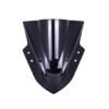 Zombieeast Windshield Front Headlight Visor Bike Wind Deflectors Windscreen Glass Black Protector Superior PC Plastic for Bajaj RS 200