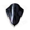 Zombieeast Windshield Front Headlight Visor Bike Wind Deflectors Windscreen Glass Black Protector Superior Plastic for Yamaha R15 V3