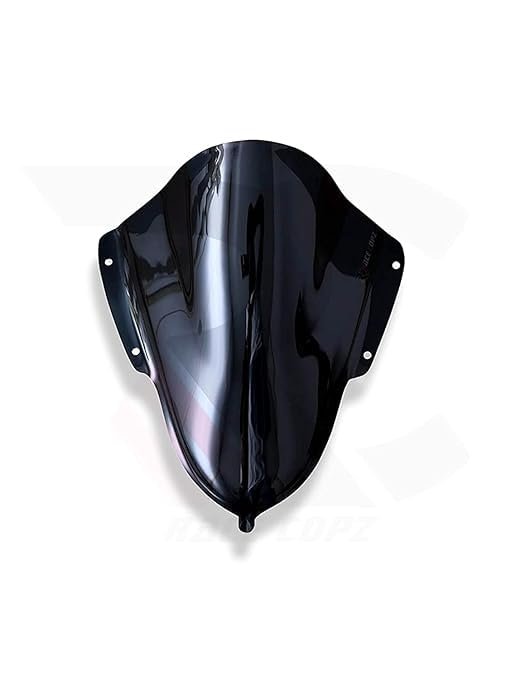 Zombieeast Windshield Front Headlight Visor Bike Wind Deflectors Windscreen Glass Black Protector Superior Plastic for Yamaha R15 V3