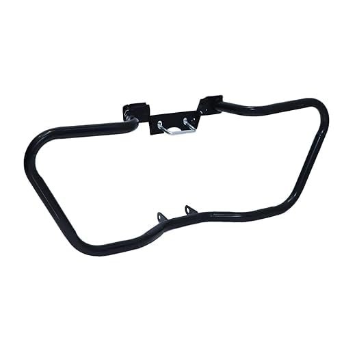 Zombieeast Ymaha Bike Safety Leg Guard Crash Guard Black for- Ymaha FZ-S Version 3.0 New Model