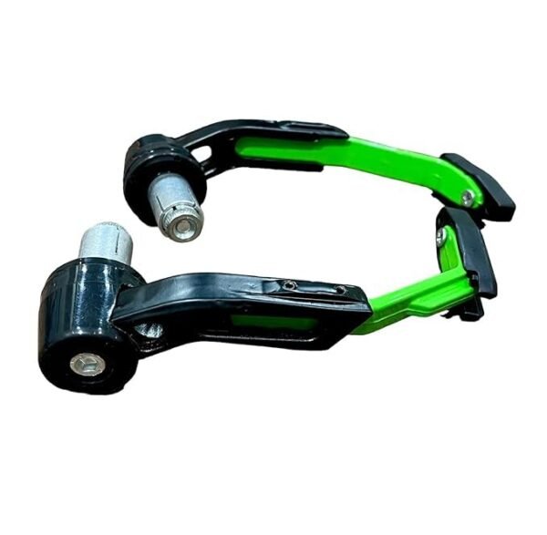 Zombieeast Bike Universal Handlebar Clutch Brake Levers Guard Hand Protector for Bikes Benelli 300 600 MT 15 MT 09 Triumph Speed Scrambler R15 V3 V4 SIL&Green for Yamha YZF R15 V2