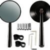 Zombieeast Manual Dual Mirror, Rear View Mirror For Universal For Bike Universal For Bike (Right, Left)
