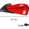 Zombieeast Bike Universal Heavy Duty Hand Guard Brake/Clutch Lever Guard Protectors/Wind Deflectors RED (Set of 1 Pair) Compatible with Suzuki Sling Shot Plus