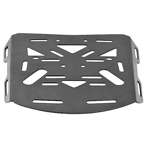 Zombieeast Backrest Rear Rack Plate, Sporty Look Luggage Carrier is for Hero Xpulse 200 adding surface area so that your Bike Doesn’t Sink In Muck Or Sand. Made Of High Quality Which Is Rust Free.