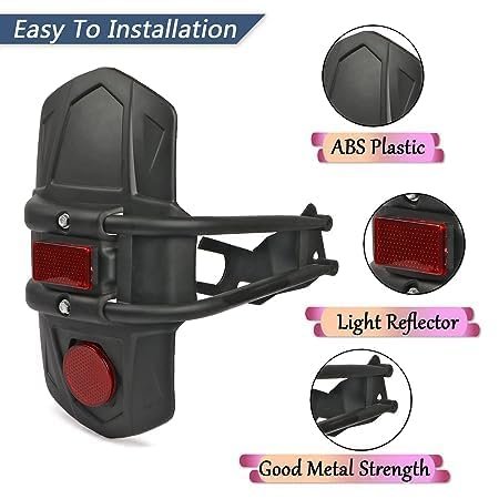 Zombieeast Improved Safety By protecting your bike's rear wheel and frame, this tyre hugger helps improve your safety on the road, reducing the risk of accidents caused by debris and dirt flying up from the road.Durable and Reliable Crafted with high-quality materials, this tyre hugger is built to last, providing long-lasting protection against dirt, mud, and debris.