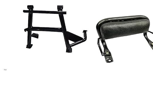 Zombieeast Good solution for outdoor parking. Centerstand helps to avoid motorcycle side stand scuff marks on ceramic tile.Rugged and extremely durable,This Sleek Support Back Rest Will Ensure Safety and Comfort of Your Passenger, & also enhances the look of your Scotty Zombieeast Premium Center Stand and Pillion Backrest With Heavy Foot rest/footrest Compatible for Ola S1 / S1 Pro Electric Black (Combo Pack)