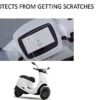 Zombieeast Fitted Full Screen Coverage Screen Guard With Installation Kit For Touchscreen Display Compatible For Ola S1 Ev Scooter (Transparent)