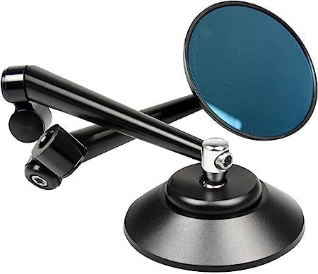 Zombieeast Manual Dual Mirror, Rear View Mirror For Universal For Bike Universal For Bike (Right, Left)