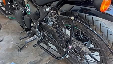 Zombieeast HEAVY METAL LADY FOOTREST FOR ROYAL ENFIELD HUNTER 350 (Black Matt)