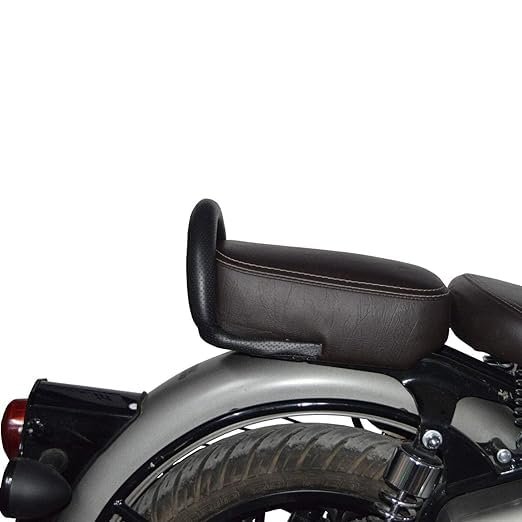 Zombieeast Backrest Is Perfect for the security and comfort of the passenger while riding, it also adds a unique look to the RE of those enthusiasts who love travelling Perfect fit on RE RE Bullet Classic 350&500.Electra 350/500, Standard 350/500.BS3,BS4,BS6 model enhances overall looks of the vehicle gives pillion cushioned back support on long distances Easy installation with all mounting hardware Long lasting and durable Reliable performance. Style list Look and Finest Finishing Note:product needs to be installed with help of professional fitment Bike Pillion Back rest Bar For RE Bullet Classic 350&500.Electra 350/500, Standard 350/500.BS3,BS4,BS6
