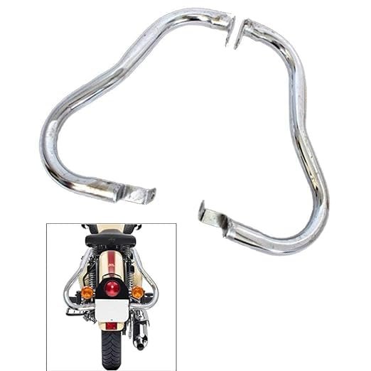 Zombieeast Bike safety leg guard features: As per the bike model, durable, and provides leg protection in unwanted situations, Its fine finishing enhances the looks of the vehicle. The product does not come with fitment screws or clamps These are your best mates when you plan any bike drive to Highways, Mountains, City Long rides, etc to make your ride safe. The unique design also gives your bike a different look and a first mover style advantage Heavy duty customized strong leg guard crash protectors are very good in appearance and also in style, Its different design gives a different look to your bike Easy to fits all models For Royal Enfields Bikes Bike Bullet Heavy Safety 2 Rod Bar Rear/Back Side Stylist Strong Leg Guard Chrome Compatible For Royal Enfield Standard Bullet 350 Twin Spark