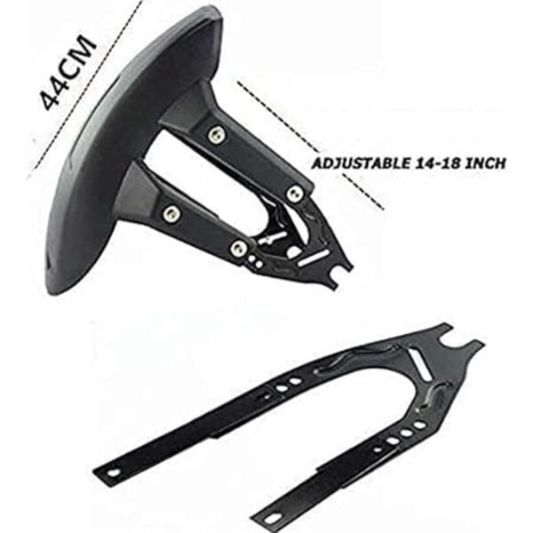 Zombieeast Bike Motorcycle Tyre Hugger | Rear Fender Mud Flap | Universal Bike Accessories | Stylish Mudguard for Splash Protection | Compatible with  All Bikes