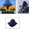 Zombieeast Windshield Front Headlight Visor Bike Wind Deflectors Windscreen Glass Black Protector Superior PC Plastic for Pulsar 200RS