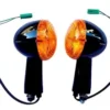 Zombieeast Front Rear Round Turn Signal Side Indicator, Light Compatible With Royal Enfield Classic REBORN 350