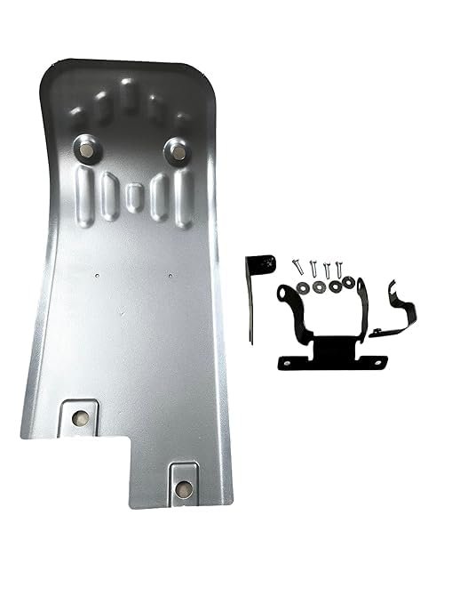 Zombieeast Bike SumpGuard Engine Bash Plate Bike Sump Guard Super Meteor 650 Cut Chrome Compatible with Royal Enfield Super Meteor 650cc