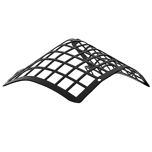 Zombieeast Headlight jaali grill for Bajaj Dominar 250,400 BS4,BS6 Black. Made with premium quality iron metal, which makes the structure very stable, hard and long lasting. It is durable enough protect your headlight from any collision or accident. Designed in structure of jaali grill which disperse the impulse in all direction save the headlight in case of collision or crash. The design is simple but effective for cruiser bikes like RE as they have high impact in case of collision and its important to save the headlight system which is quite expensive. Gives a classy and stylish look to your simple headlight system and protect it from any damage.