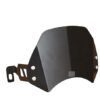 Zombieeast Bike Metal Windshield Visor Flyscreen Direct Fit with Fittings Black (New Version) Small Visor Compatible with Honda CB 350