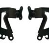 Zombieeast Windscreen Visor Glass Clamp Black Plate Only Fitting Compatible with Royal Enfield Hunter 350