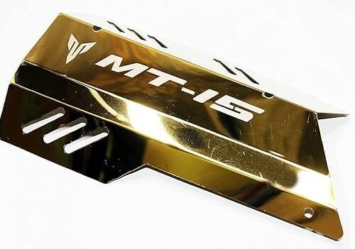 Zombieeast Pure Steel for Ymaha MT 15 Exhaust Cover Silencer Protector for MT15 Bike